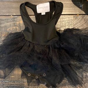 6-12 months I Love Plum black tutu - wore once for fall pics